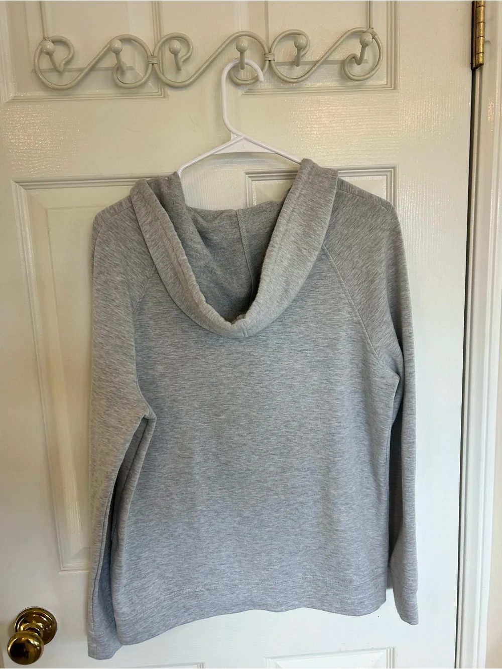 Quince Women's Supersoft Fleece Grey Hoodie Jacket Size S